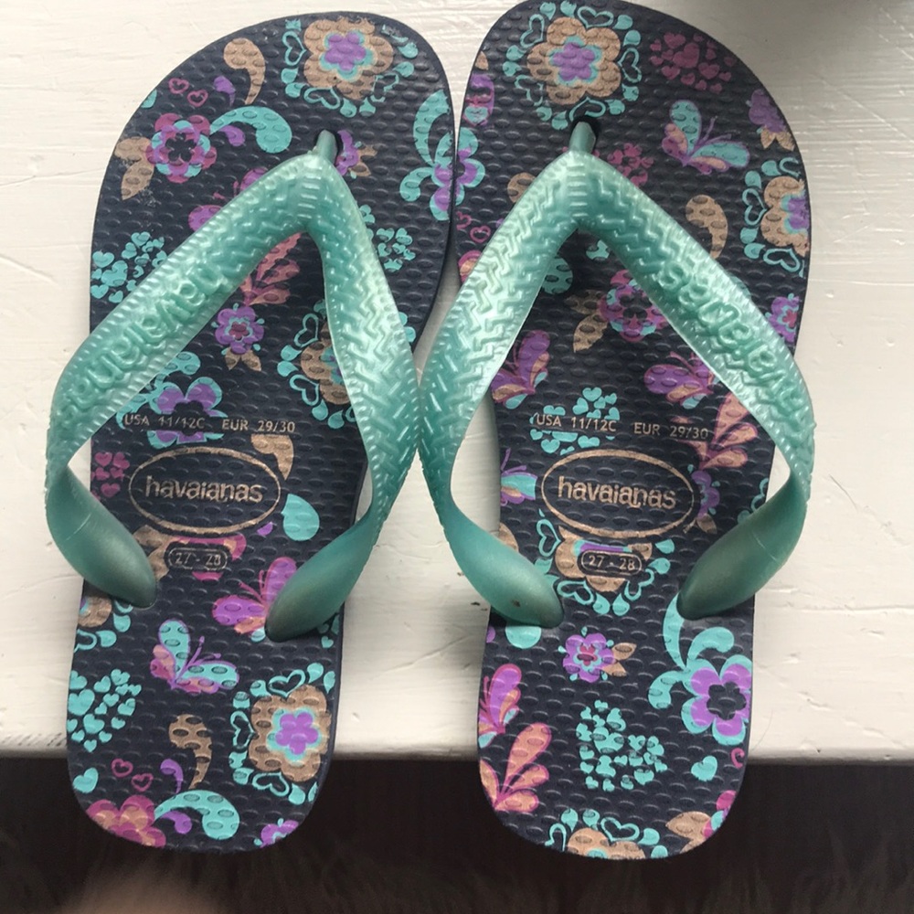 Girls Havaianas size 11/12